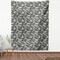 Ambesonne Camouflage Fabric by the Yard, Monochrome Attire Pattern Camouflage Inside Vegetation Fashion Design Print, Decorative Fabric for Upholstery and Home Accents, 10 Yards, Grey Coconut